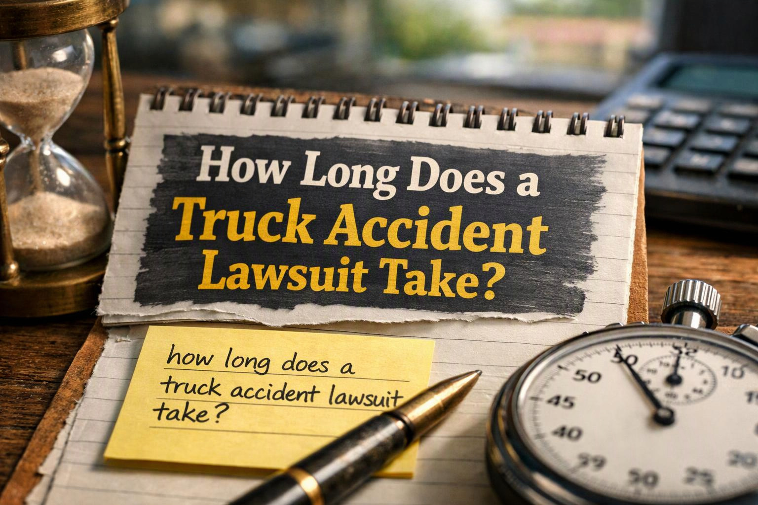 How Long Does a Truck Accident Lawsuit Take?