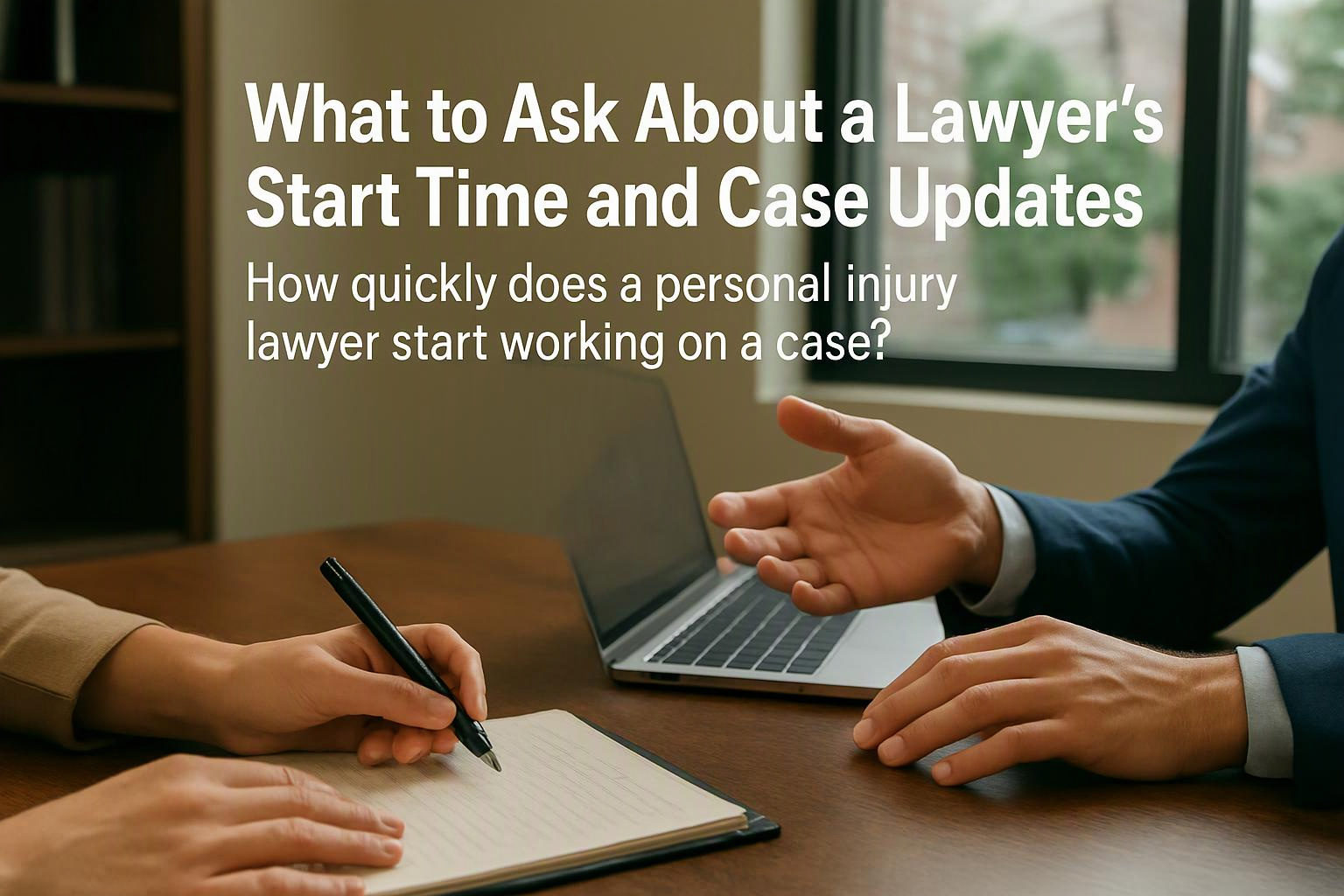 What to Ask About a Lawyer’s Start Time and Case Updates