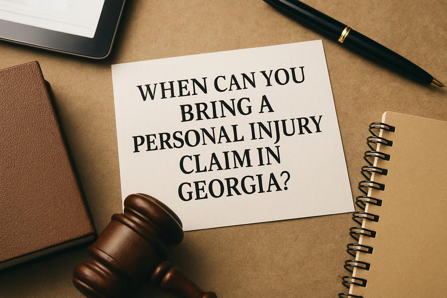 When Can You Bring a Personal Injury Claim in Georgia?