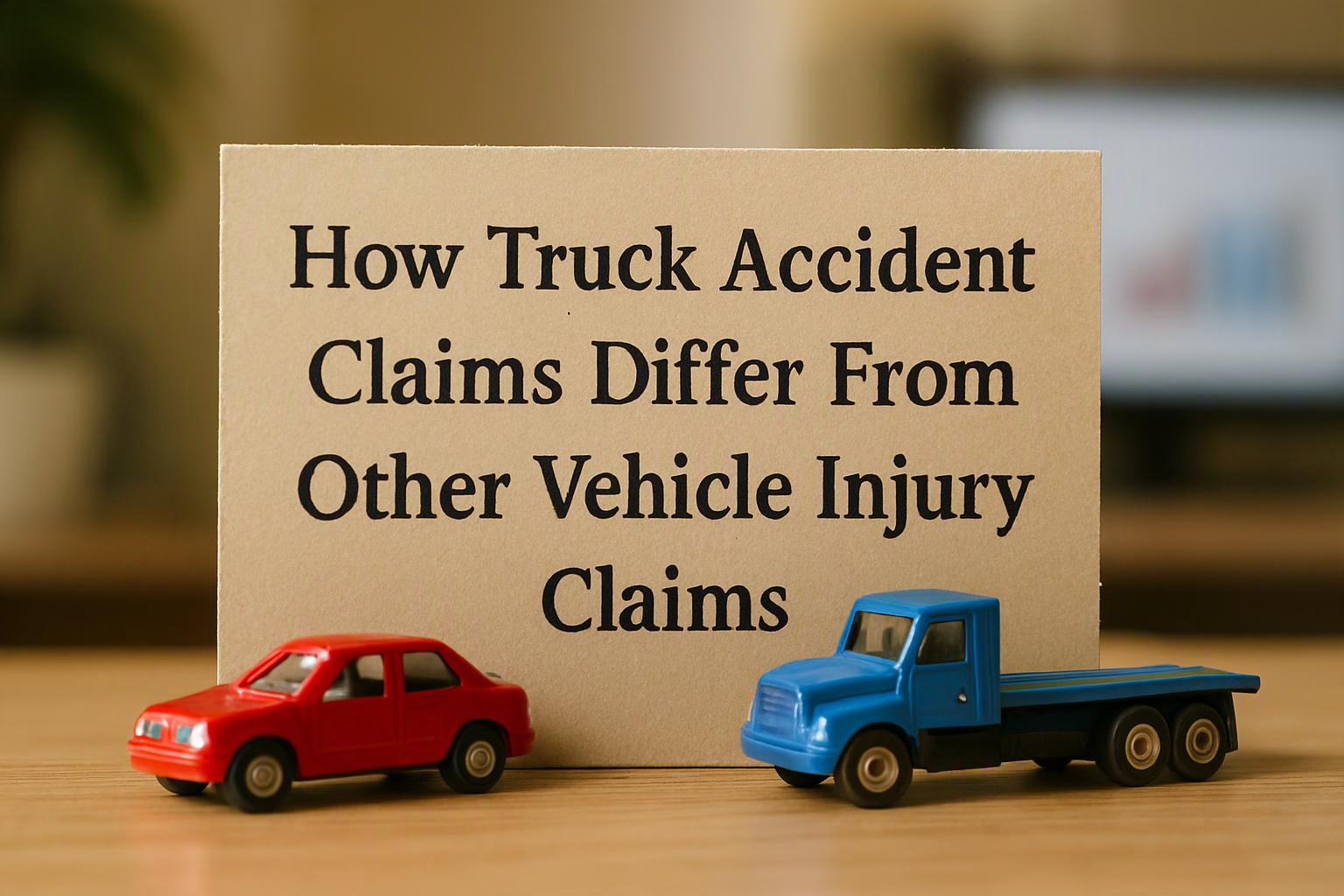 How Truck Accident Claims Differ From Other Vehicle Injury Claims