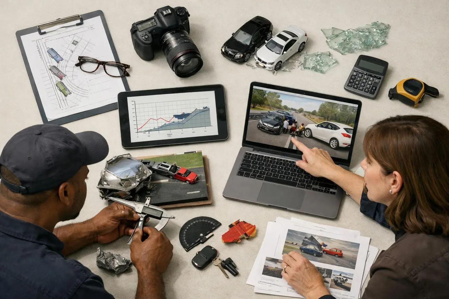 How Forensic Accident Reconstruction applies to Personal Injury Lawyer services in Decatur, United States—practical illust...
