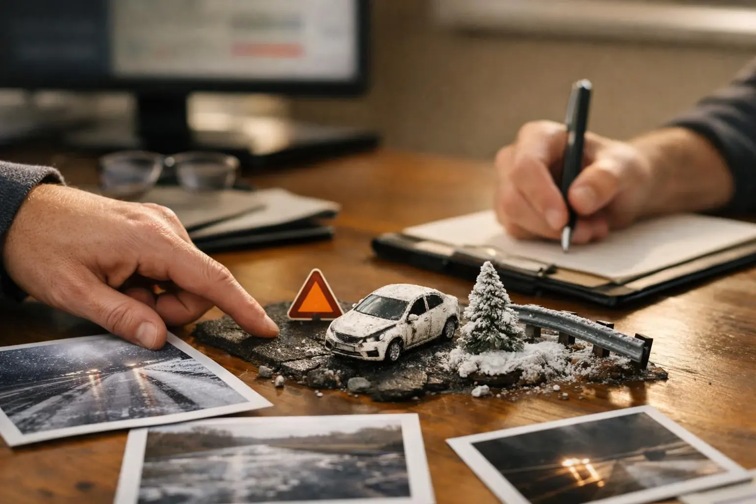 Hazardous Road Conditions in Personal Injury Lawyer: Hazardous Road Conditions are physical or environmental factors on pu...