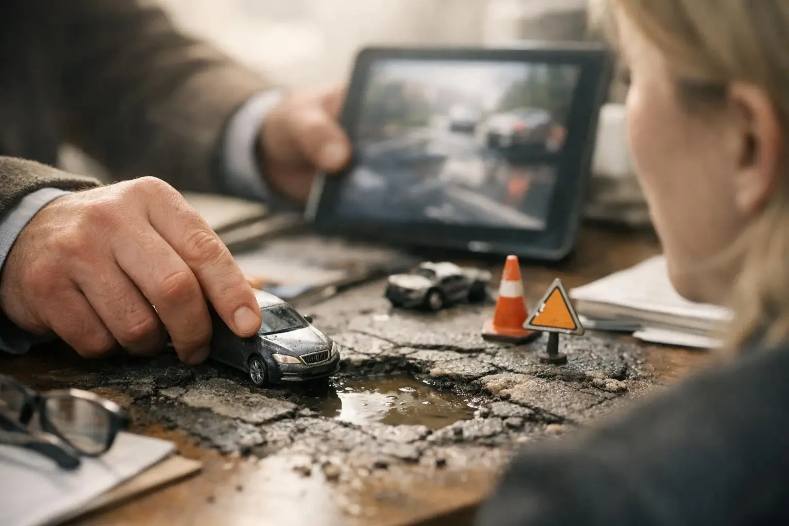 How Hazardous Road Conditions applies to Personal Injury Lawyer services in Decatur, United States—practical illustration