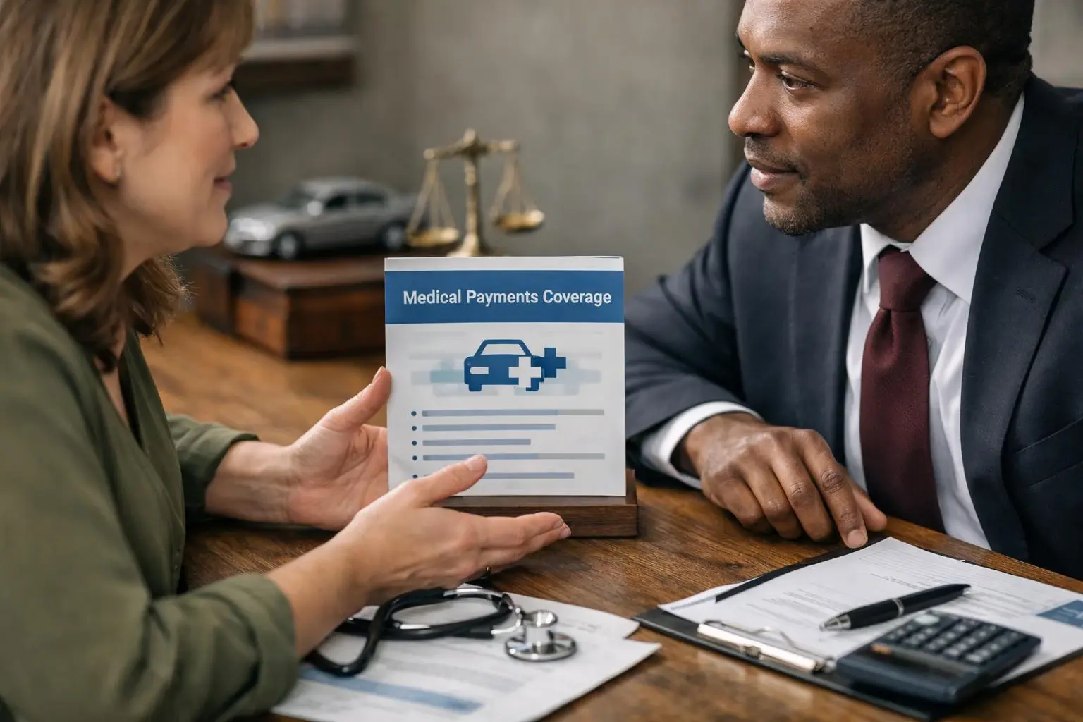 How Medical Payments Coverage applies to Personal Injury Lawyer services in Decatur, United States—practical illustration