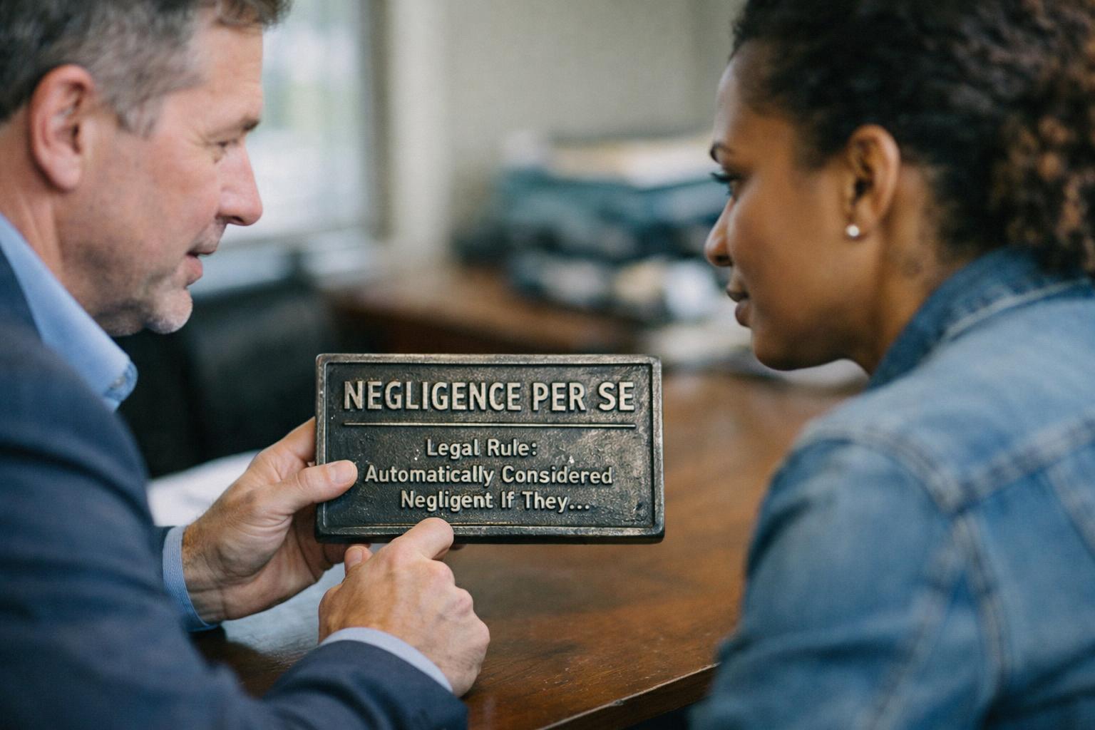 Negligence Per Se in Personal Injury Lawyer: Negligence Per Se is a legal rule that automatically considers someone neglig...
