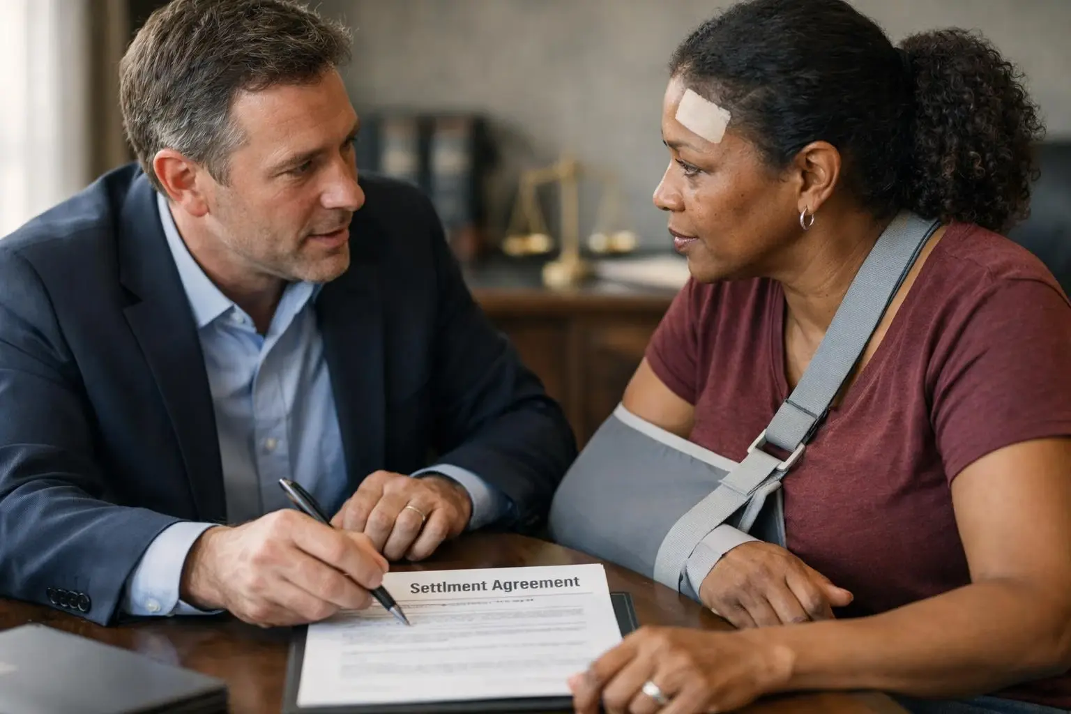 How Settlement Agreement applies to Personal Injury Lawyer services in Decatur, United States—practical illustration