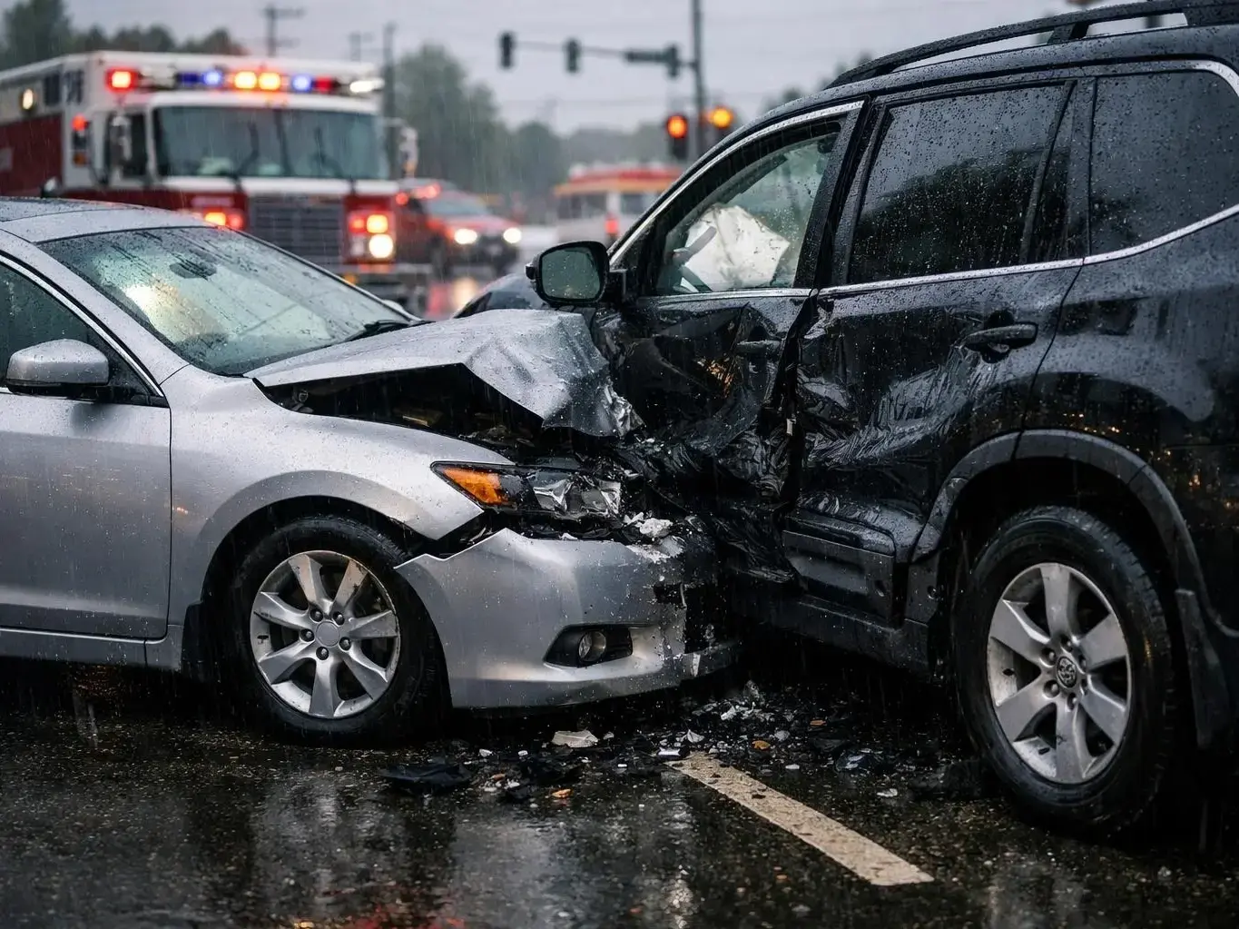 Dunwoody car accident attorney reviewing police report for rear-end collision near Dunwoody Village